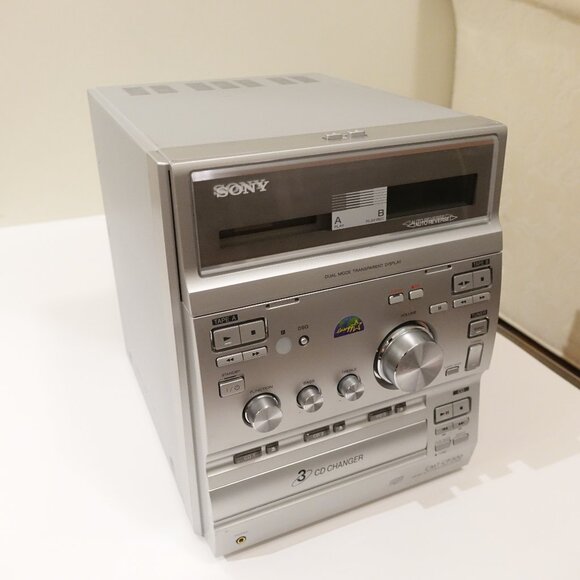 Sony CMT-CP300 HiFi Bookshelf Stereo 3-CD Changer Dual Cassette AM/FM No Remote - Picture 13 of 13